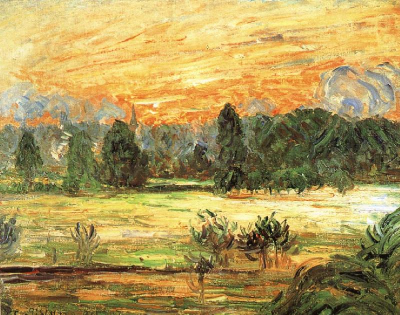 Sunsets, Camille Pissarro
